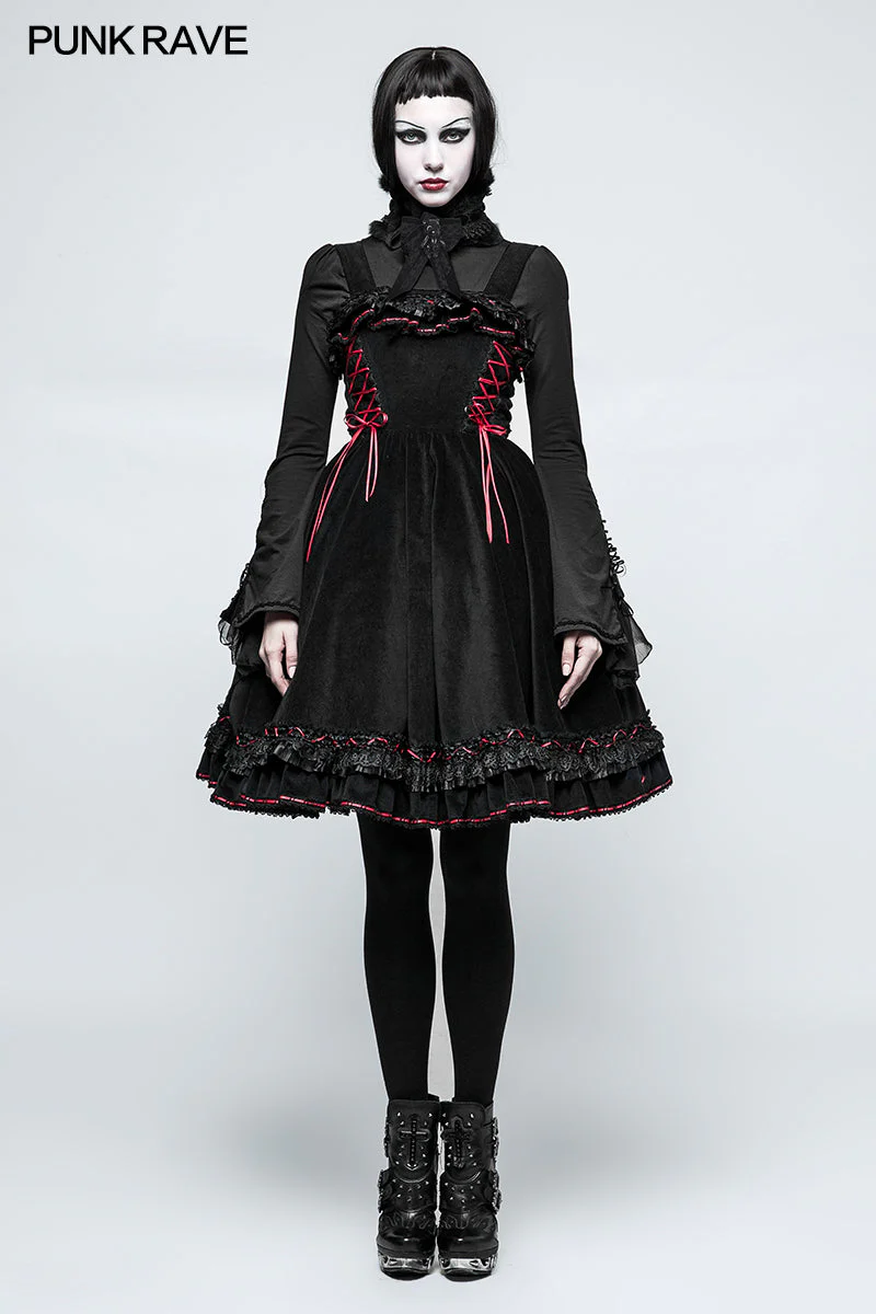 LS-048 Kawaii Gothic Accessories Chain Little Bear Necktie - Image 6