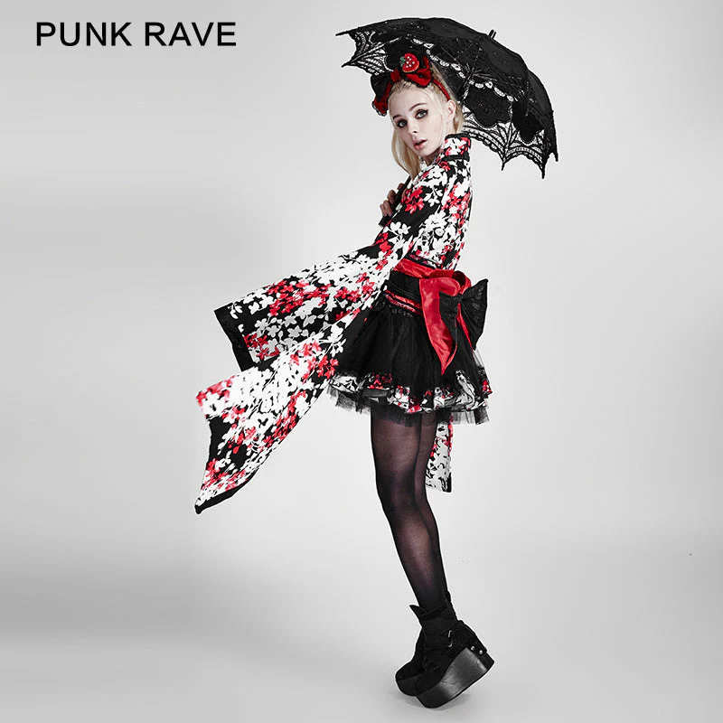 LQ-001 Knee-length Cute Kimono Lolita Dress For Girls - Image 2