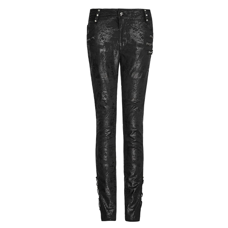 K-228 For Women Latest Fashion Skinny Slim Tight Gothic Pants - Image 4