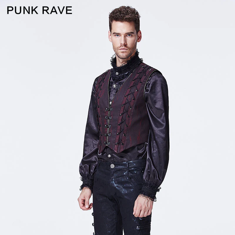 Y-604 Latest Fashion Stylish Steampunk Gothic Vest - Image 2