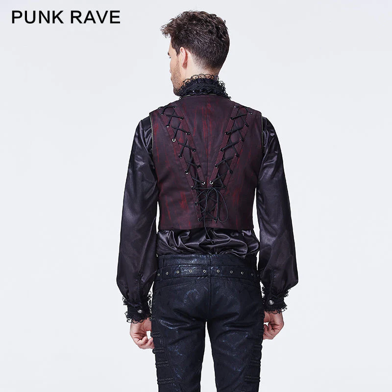 Y-604 Latest Fashion Stylish Steampunk Gothic Vest - Image 3