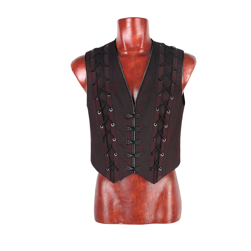 Y-604 Latest Fashion Stylish Steampunk Gothic Vest - Image 4