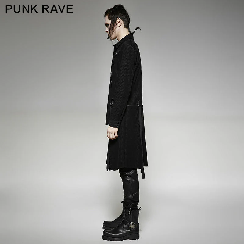 Y-706 Latest Style Punk Shirt With Removable Sleeves - Image 3