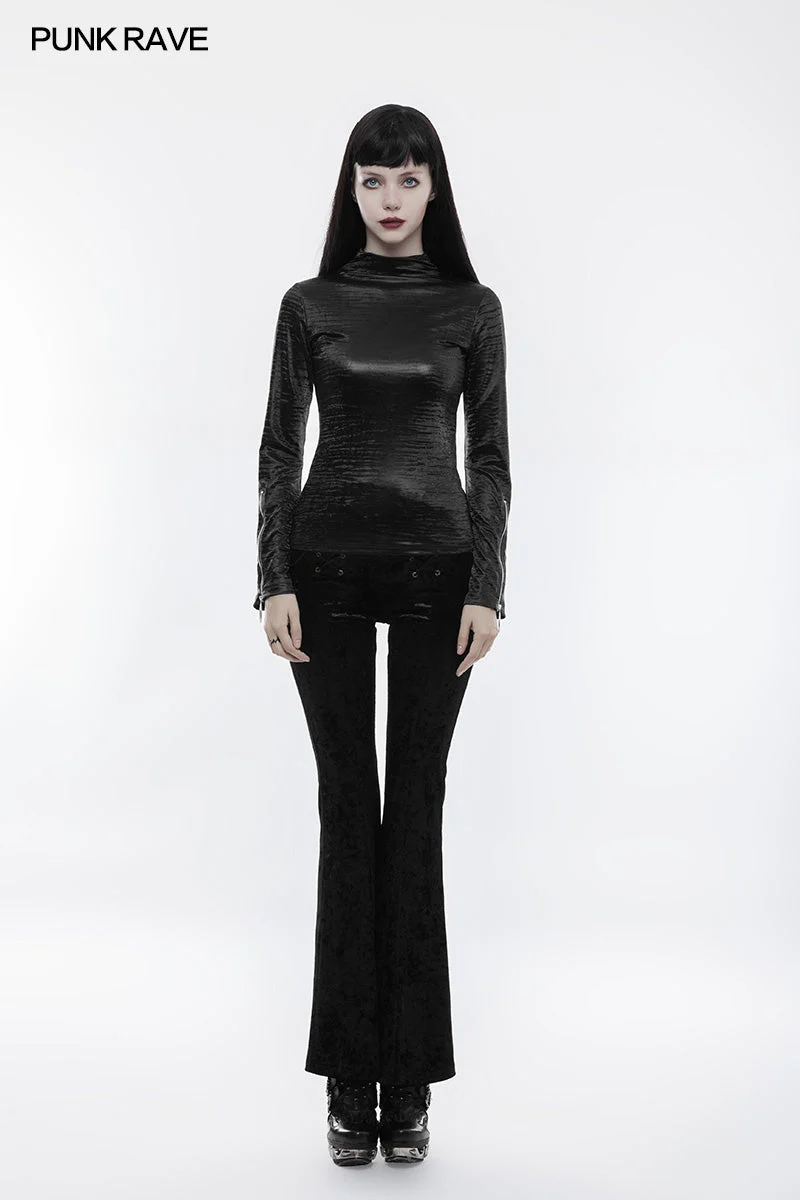 OPT-185 Light Printing Punk T-shirt Daily Comfortable Blouse - Image 6