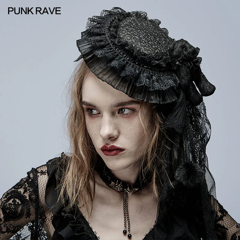 WLS-060MZF Lolita bear hat - Image 3