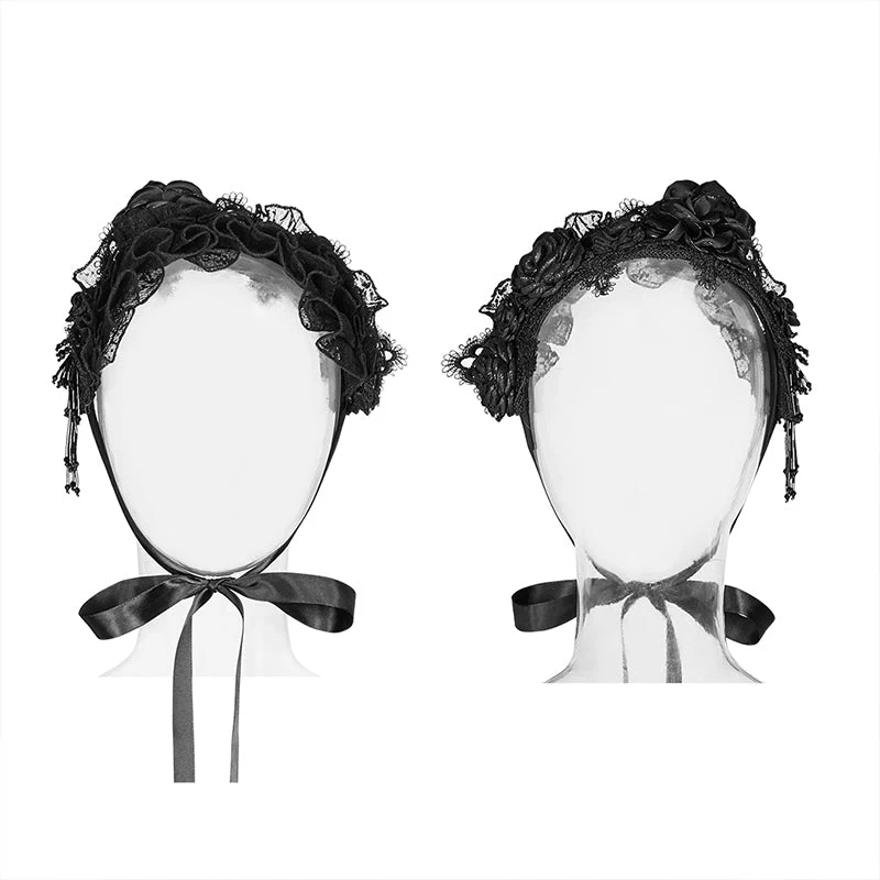 WLS-055 Lolita Lace Hair Accessory For Women - Image 4