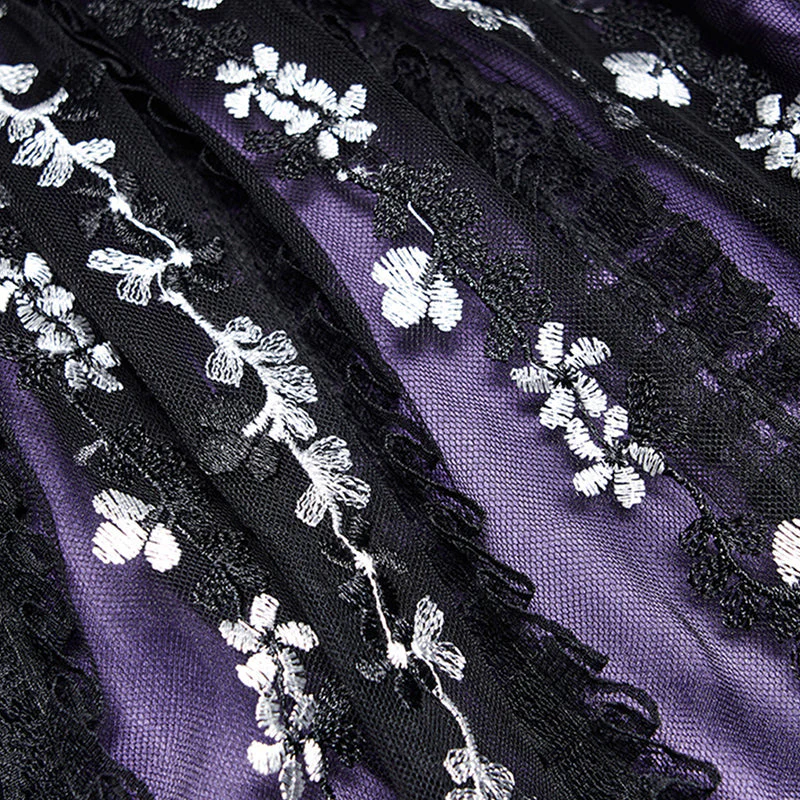 WLQ-100BQF Lolita lovely embroidered skirt - Image 10