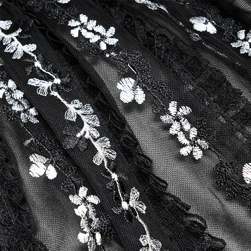 WLQ-100BQF Lolita lovely embroidered skirt - Image 5