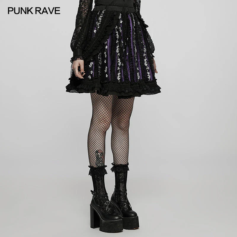 WLQ-100BQF Lolita lovely embroidered skirt - Image 7
