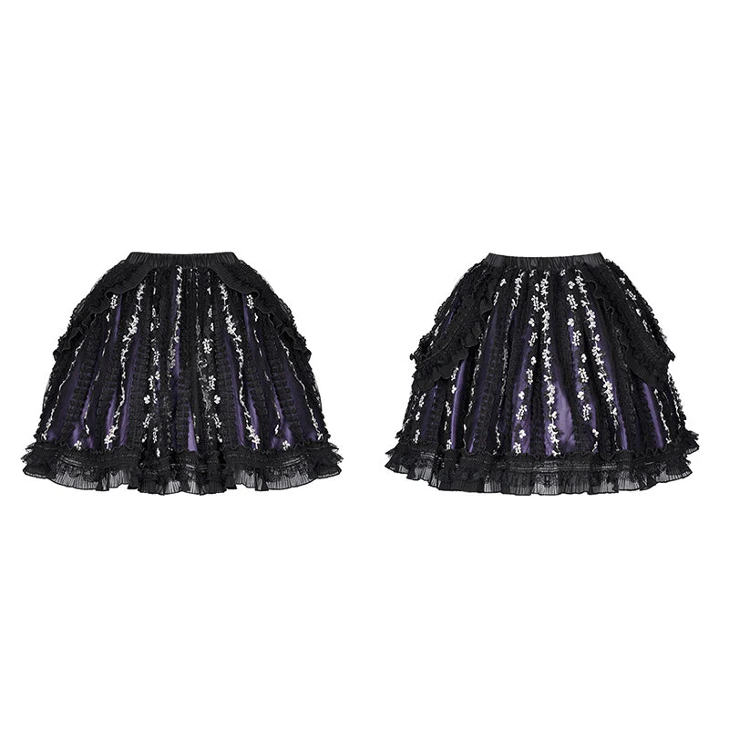 WLQ-100BQF Lolita lovely embroidered skirt - Image 9