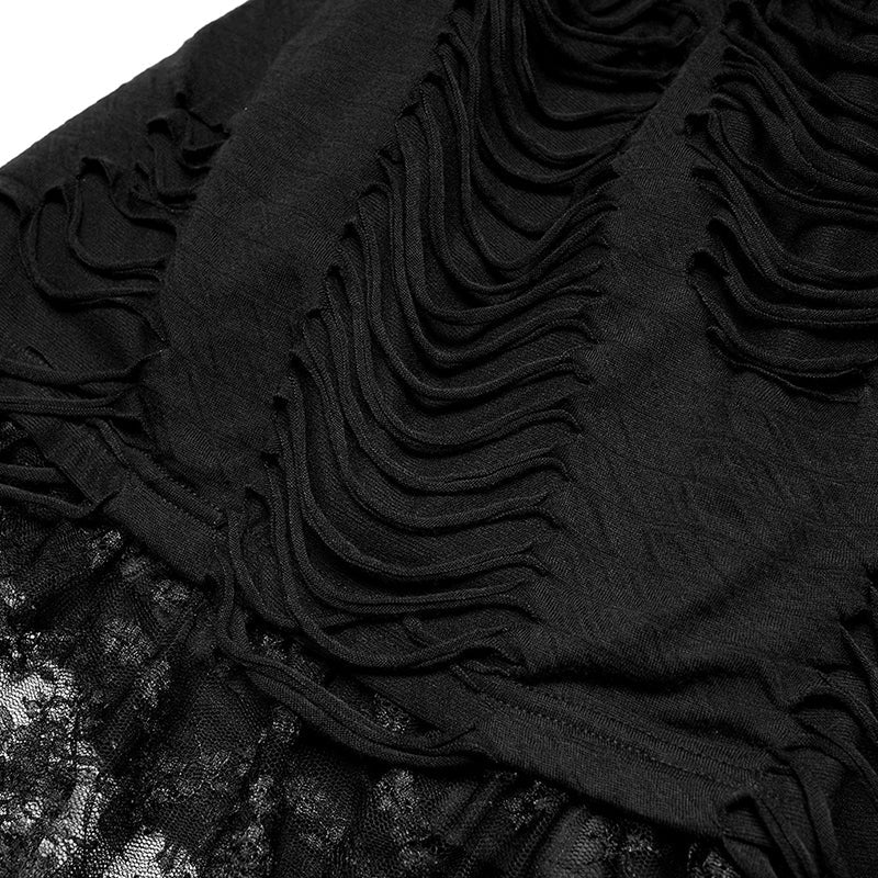 WLQ-101BQF Lolita ragged texture knitted skirt - Image 5