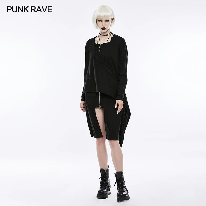 OY-845 Loose Punk Jacket Personality Anterior Cardigan - Image 2