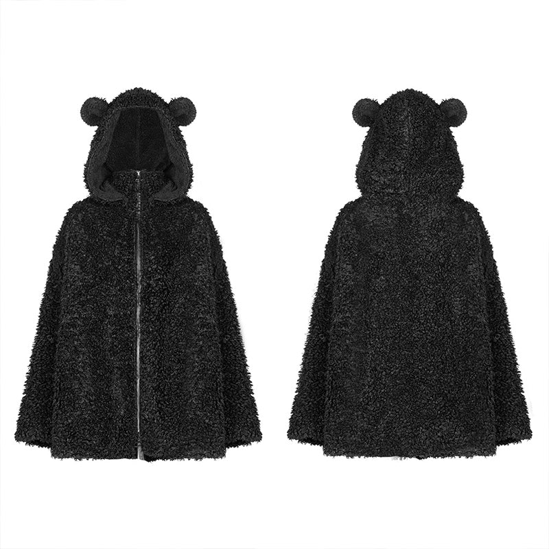 OPY-387XCF Loose-shouldered casual jacket (with hat) - Image 4