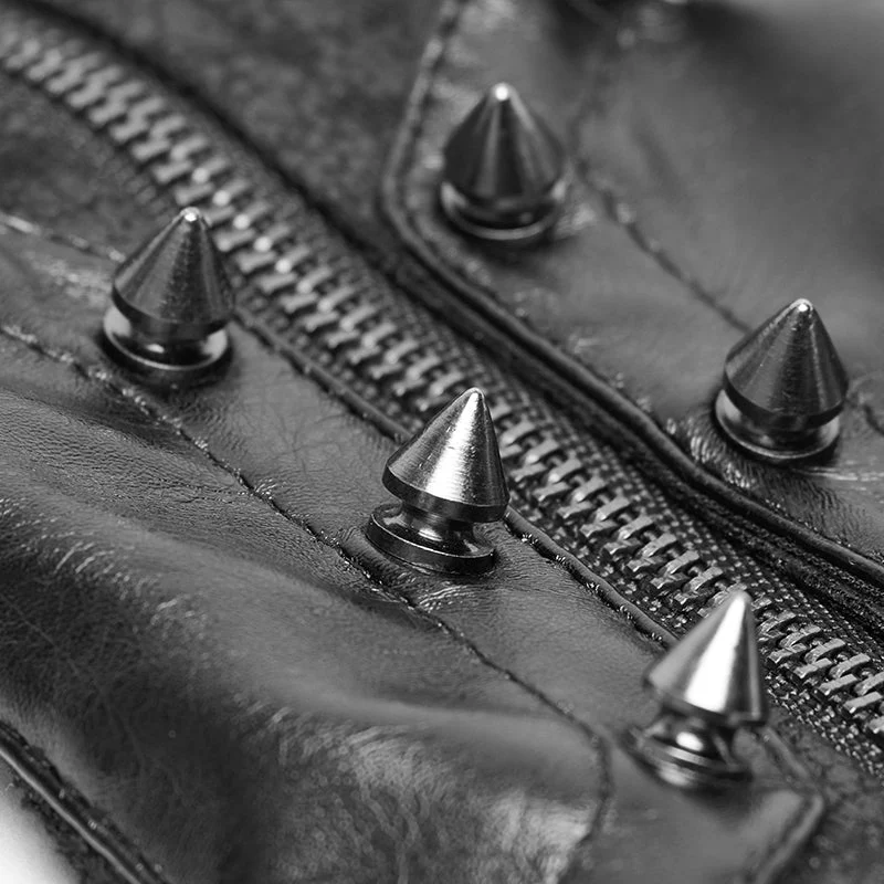 WS-278 Men And Women Diablo Assassin Punk Rivet Leather Buckles Gloves Arm Warmers - Image 11