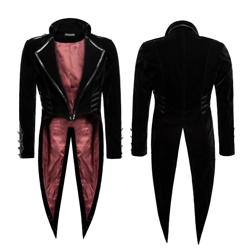 Y-737 Military Gorgeous Swallow-tail Gothic Jackets - Image 4