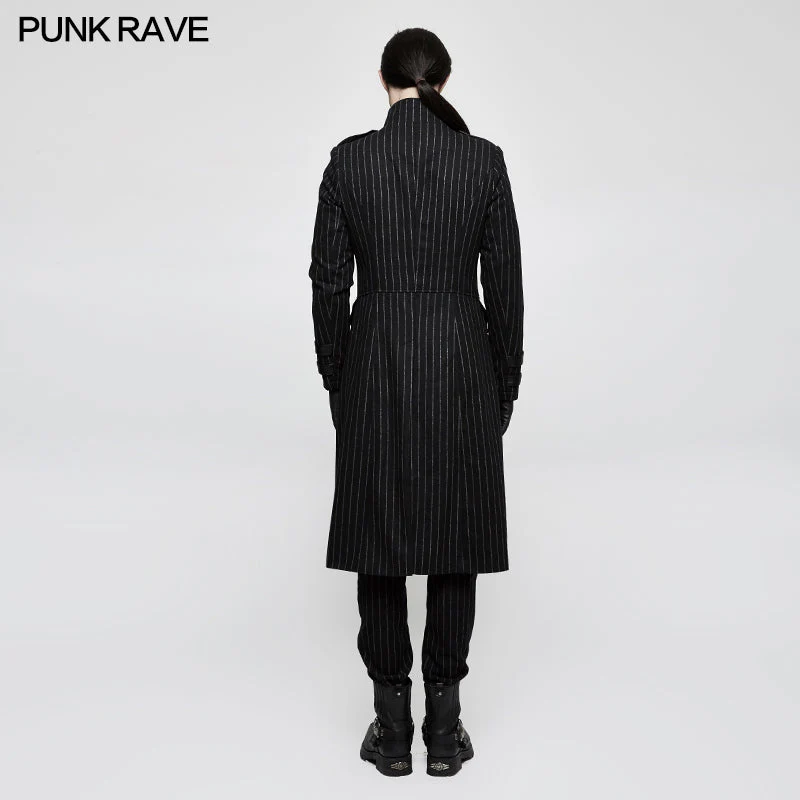 Y-808 Military Uniform Striped Punk Jacket Medium Style - Image 3
