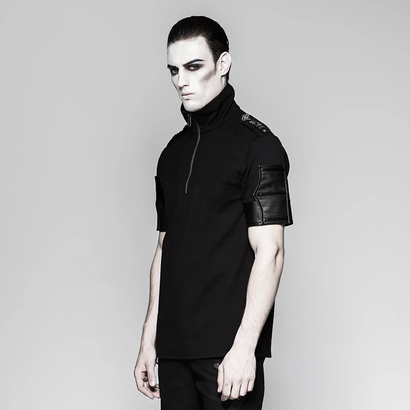 T-459 Mister Sinister Male Short Sleeve Punk T-shirts - Image 2
