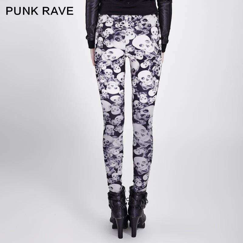 K-259 For Women New Fashion Hot Shapers Good Elastic Gothic Pants - Image 3