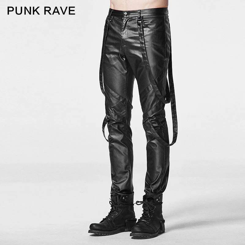 K-219 For Men New Style Elastic Punk Pants - Image 2
