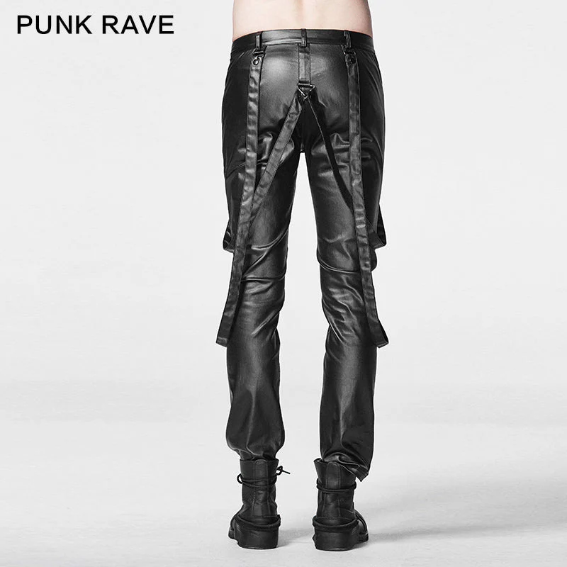 K-219 For Men New Style Elastic Punk Pants - Image 3