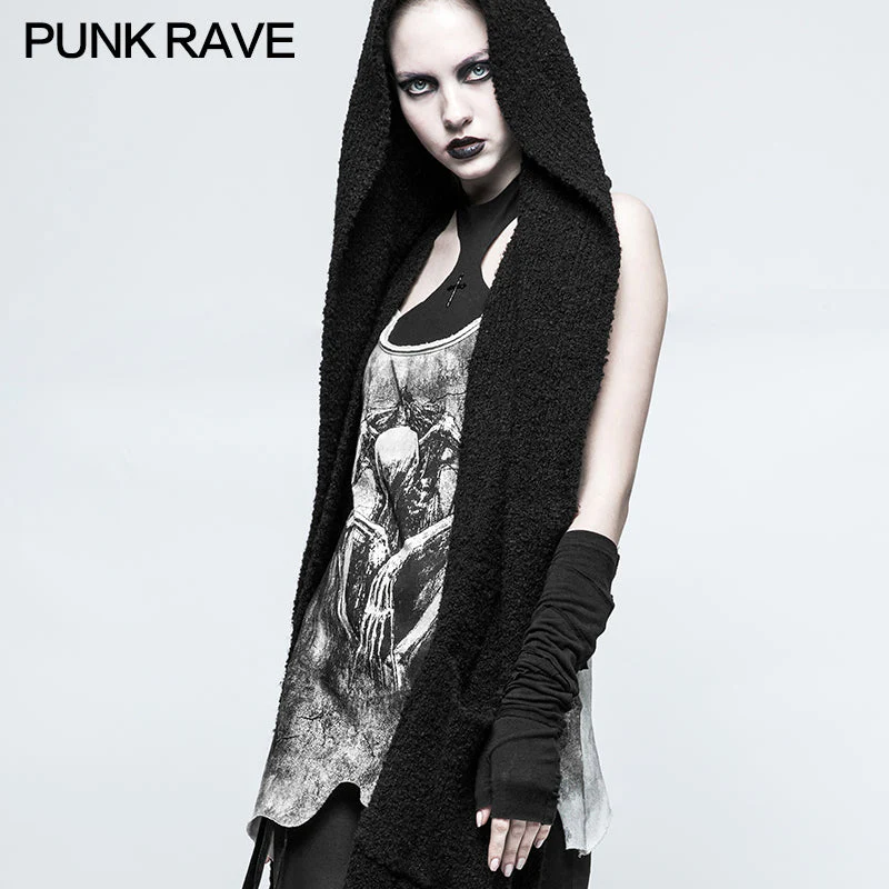 OPS-071 One Piece Mosaic Fashion Gothic Accessories Soft Knitting Hemming Stitching Glove - Image 3