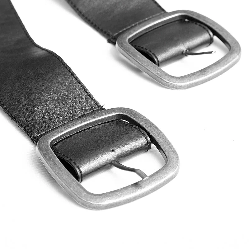 S-172 One-shoulder Standard Collar Punk Leather Wraps Korean History Fashion Accessories - Image 5