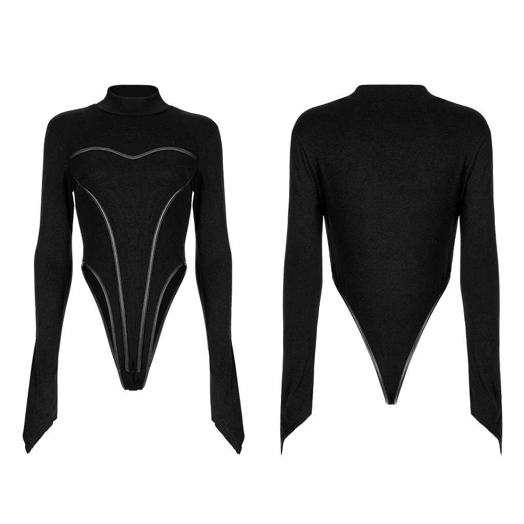 OPT-810DQF Gothic Sweater with Futuristic Cutout Design Long Sleeve - Image 6