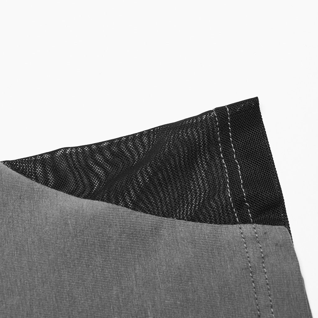 OPT-864BXF Dragon Graphic Gray Black Reversible Punk Vest - Image 28