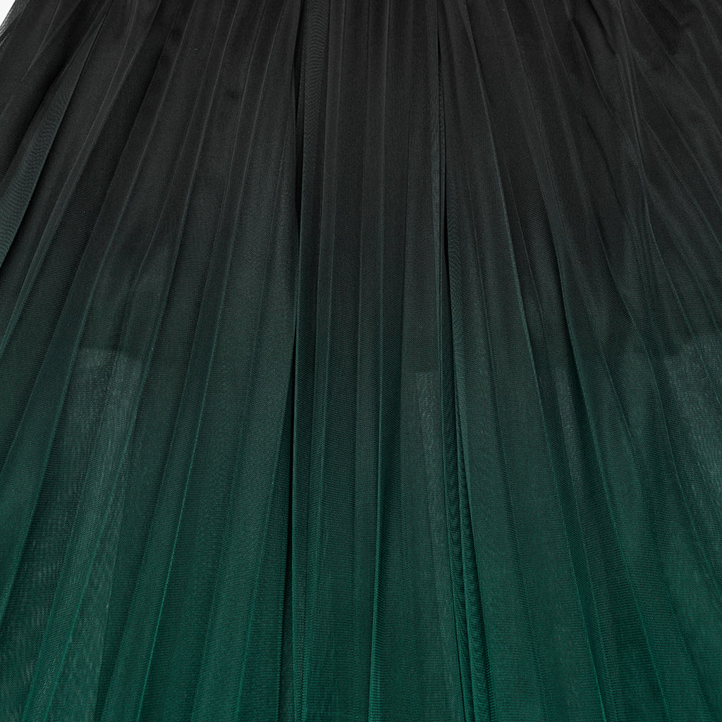 OQ-793BQF Elegant Gothic Skirt with Gradient Sheer Mesh Overlay - Image 28