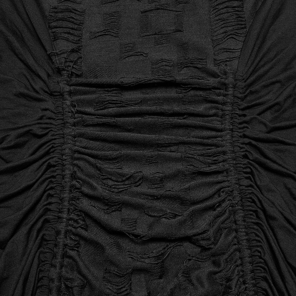 OQ-794LQF Gothic Grunge Ruffled Layered Punk Dresses for Women - Image 10