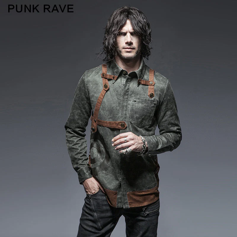 Y-653 Original Design Punk Jacket Vintage Long Sleeve