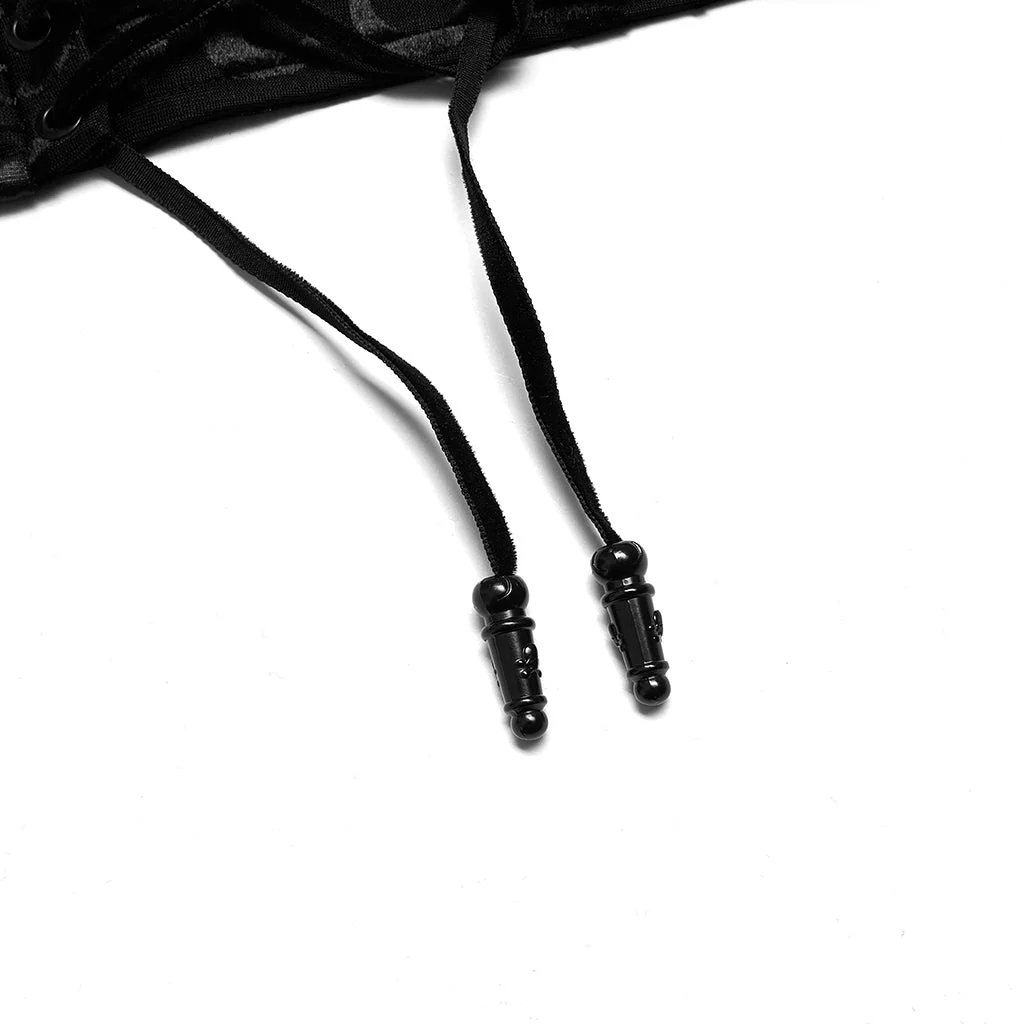 OS-002YDF Dragon Embossed Lace-Up Punk Corset Waist Cincher Belt - Image 18