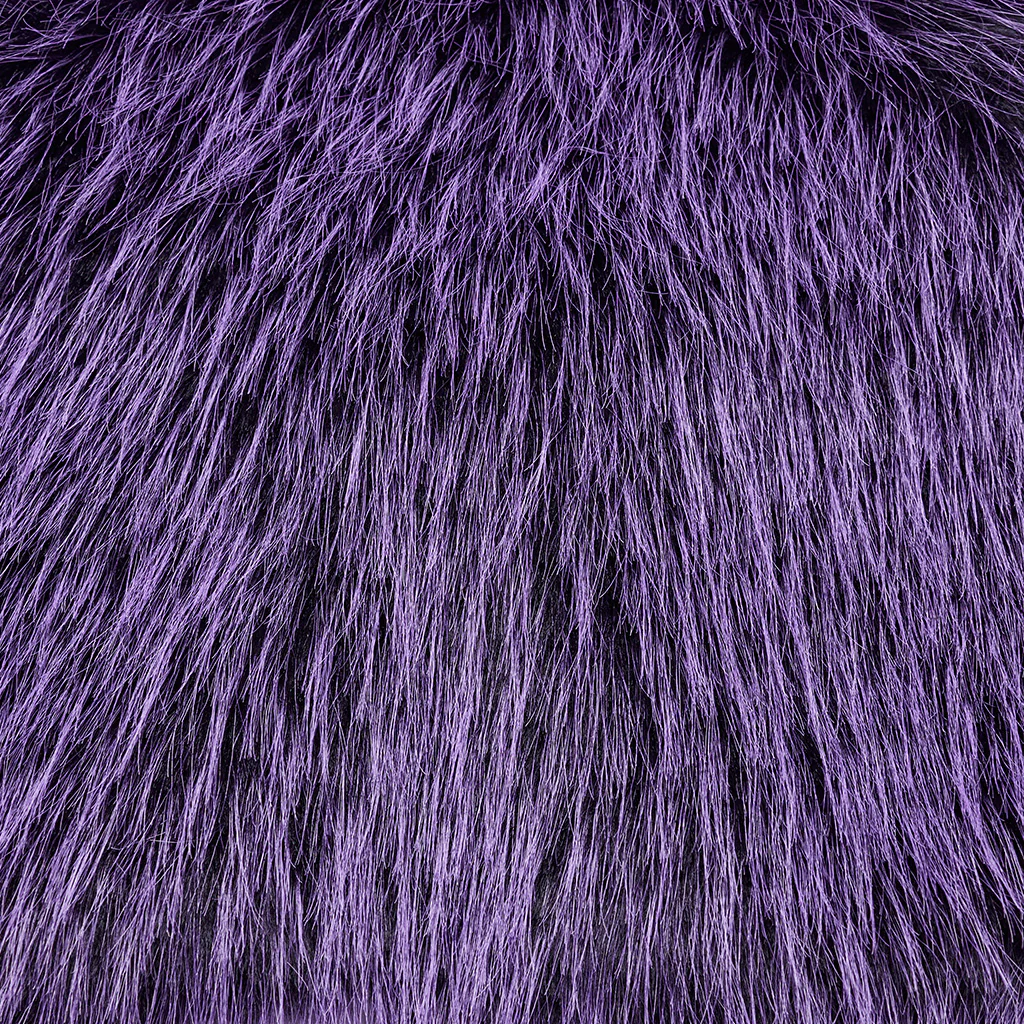 OS-749WJF Gothic Faux Fur Shoulder Cape Punk Accessories Purple Statement - Image 8