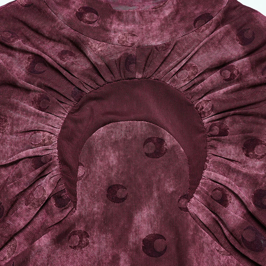 OT-993DQF Velvet Gothic T-Shirt Moon Cutout Design Long Sleeve Black - Image 19