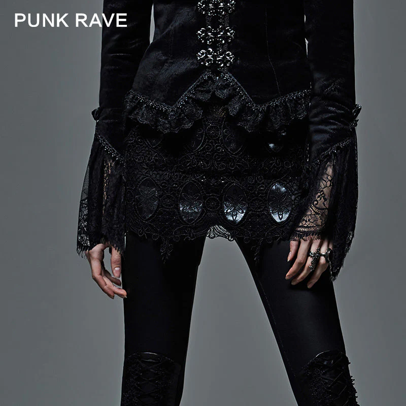 Q-258 Palace Fashion Designer Sexy Tight Mature Ladies Gothic Skirt