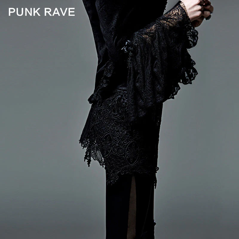 Q-258 Palace Fashion Designer Sexy Tight Mature Ladies Gothic Skirt - Image 3