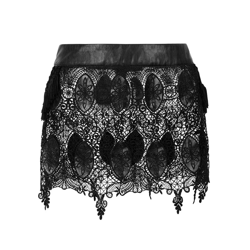 Q-258 Palace Fashion Designer Sexy Tight Mature Ladies Gothic Skirt - Image 4