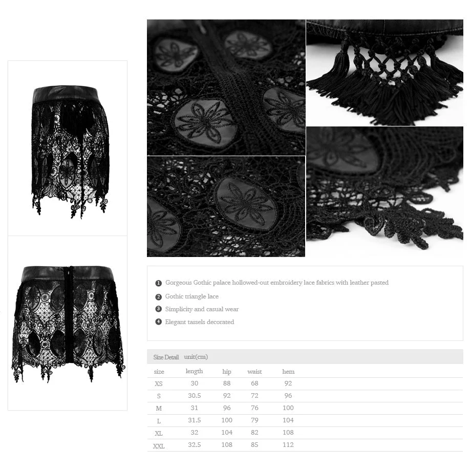 Q-258 Palace Fashion Designer Sexy Tight Mature Ladies Gothic Skirt - Image 6