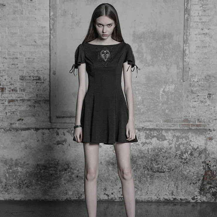 OPQ-372 Palace Vintage Embroidered Gothic Dress For Women