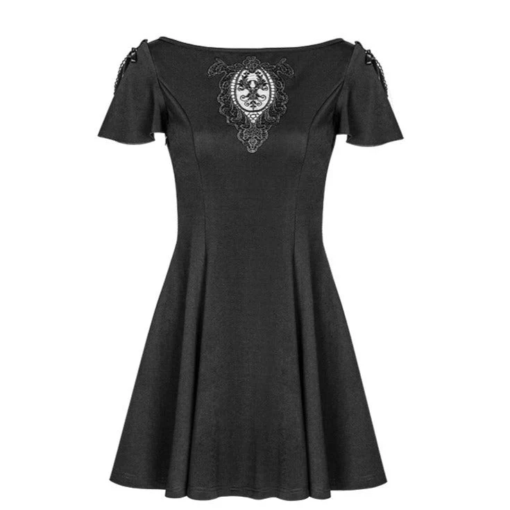 OPQ-372 Palace Vintage Embroidered Gothic Dress For Women - Image 4
