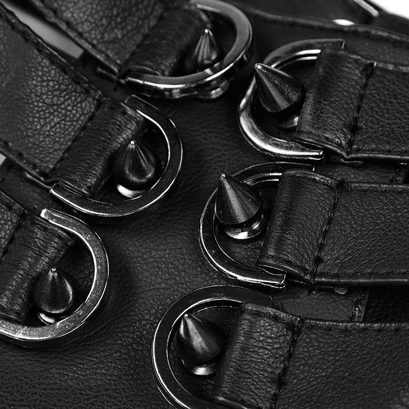 WS-241 Personality Punk Accessory Leather Collar With Adjustable Buckle - Image 5