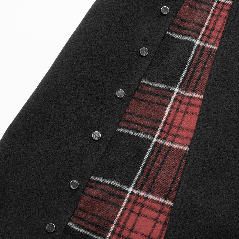 OPQ-476BQF Plaid joint over skirt - Image 3