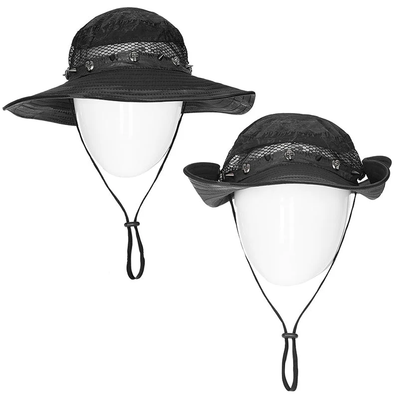 WS-560MZM Post Apocalyptic style distressed hat - Image 4