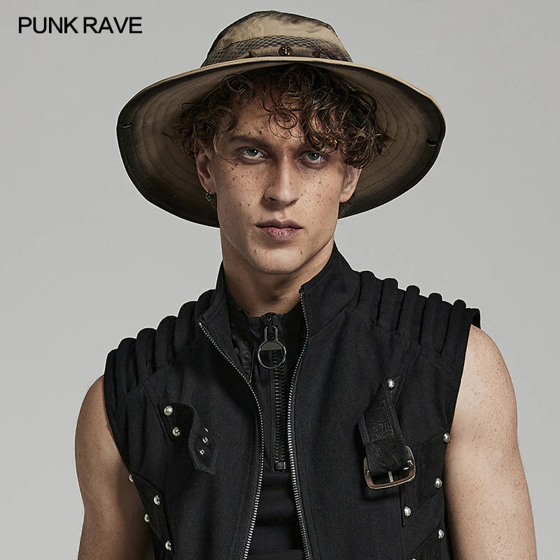 WS-560MZM Post Apocalyptic style distressed hat - Image 6