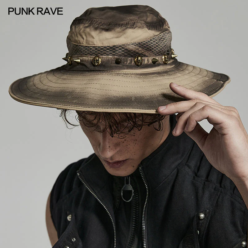 WS-560MZM Post Apocalyptic style distressed hat - Image 7
