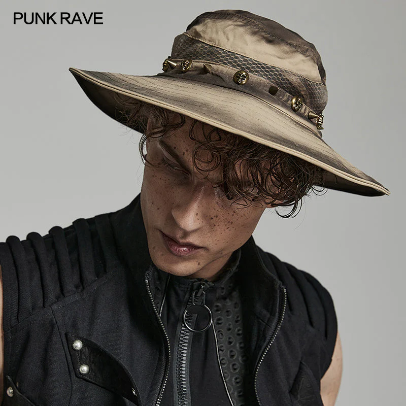 WS-560MZM Post Apocalyptic style distressed hat - Image 8
