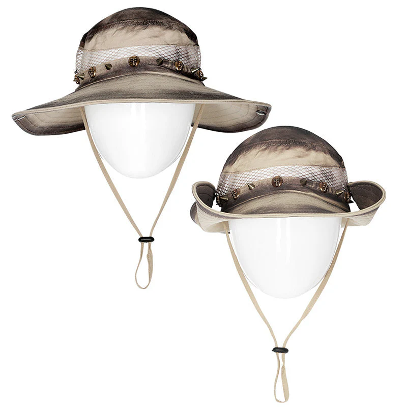 WS-560MZM Post Apocalyptic style distressed hat - Image 9