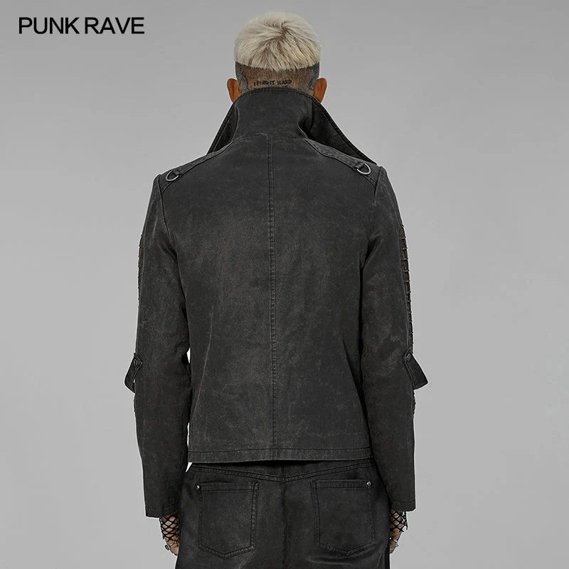 WY-1445XCM Post-apocalyptic style short jacket - Image 3