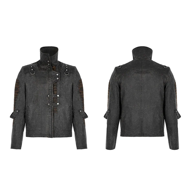 WY-1445XCM Post-apocalyptic style short jacket - Image 4