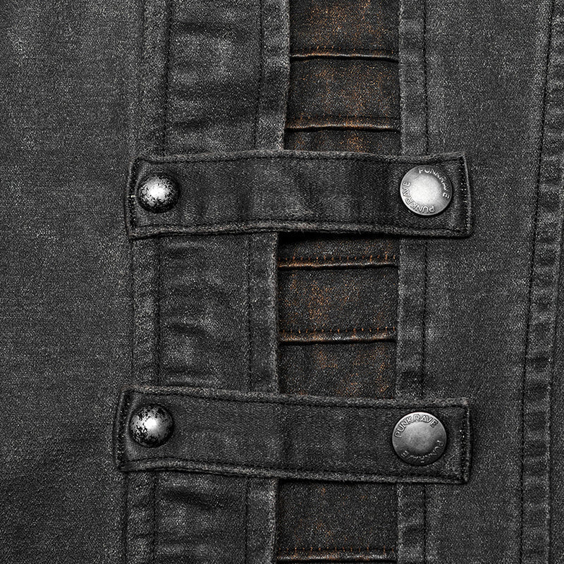 WY-1445XCM Post-apocalyptic style short jacket - Image 5